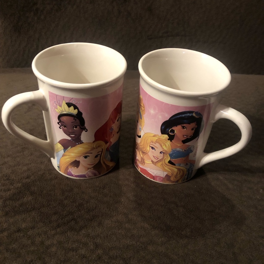 Set of 2 Disney Princess Mugs